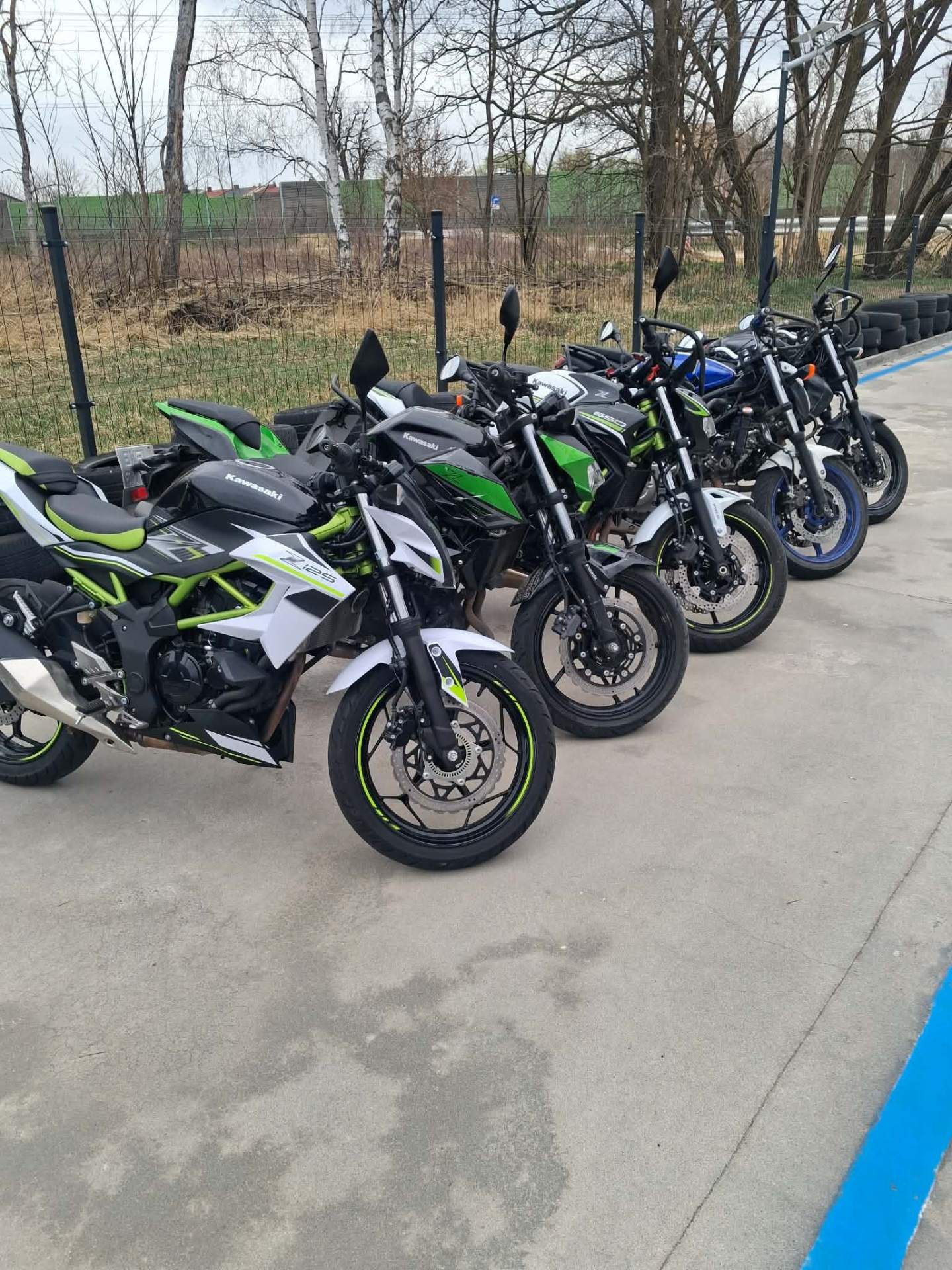Motocykle Kawasaki do szkoleń kat. A, A1, A2 i AM